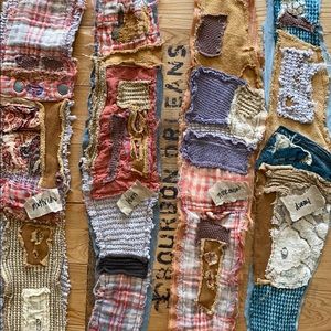 upcycled mega-bandana // autumn colors